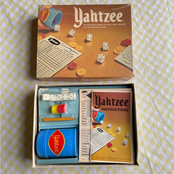 Vintage 70’s Yahtzee Game in Box - Picture 1 of 8